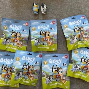 Bluey Mini Figures Set (ALL 9)